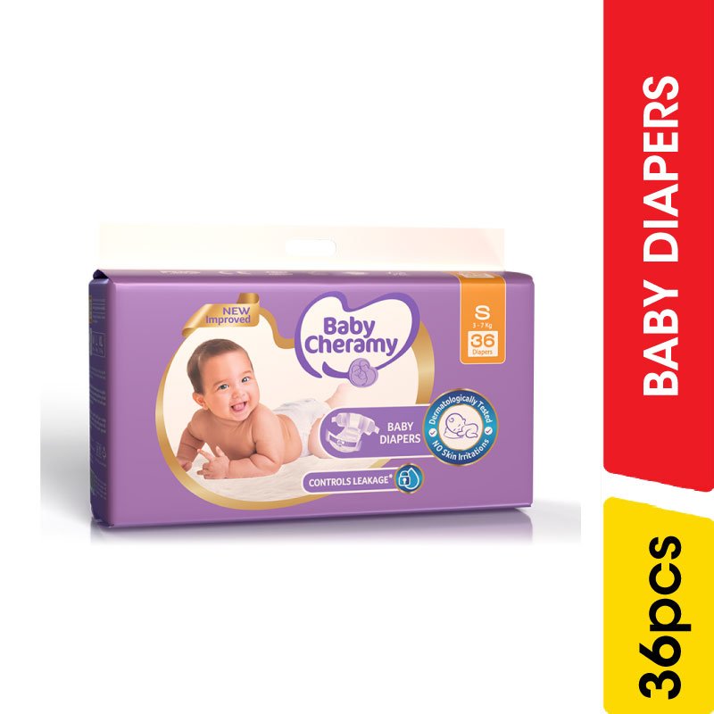 Baby Cheramy Baby Diapers, Small