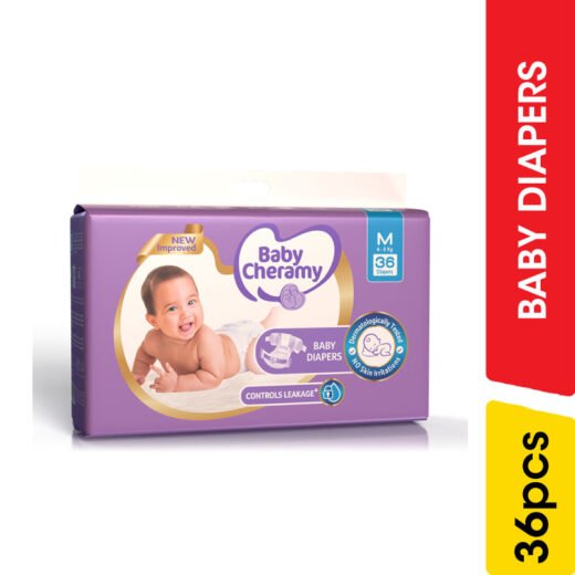 Baby Cheramy Baby Diapers, Medium
