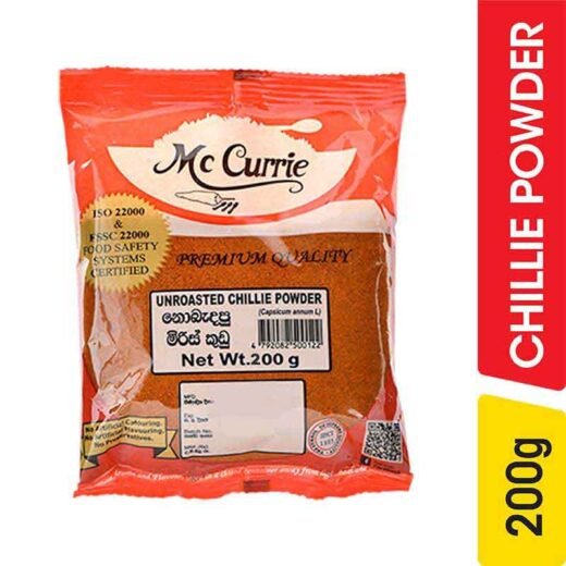 Mc Currie Raw Chilli Powder