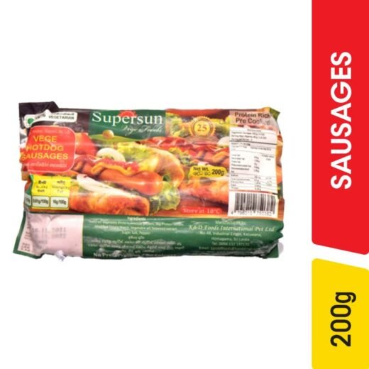 Supersun Vege Hot Dog Sausages