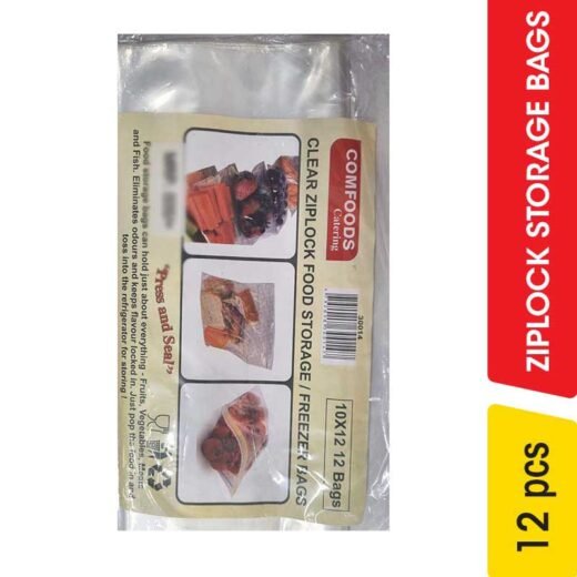 Comfoods Ziplock Storage Bags,(10 inx12 in)