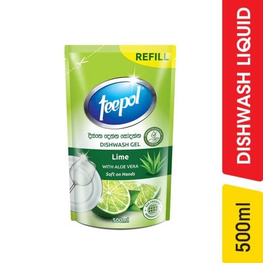 Teepol Dish Wash Lime, Refill Pack