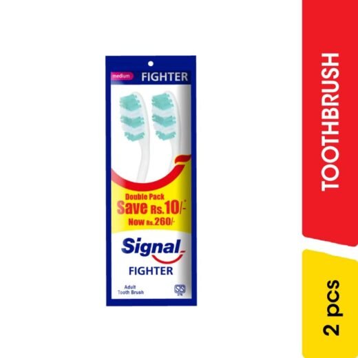 Signal Fighter Medium Toothbrush Double