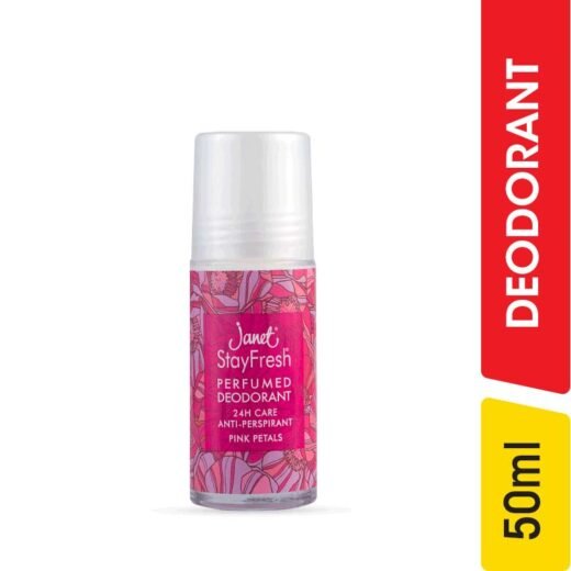 Janet Perfumed Deodorant, Pink Petals