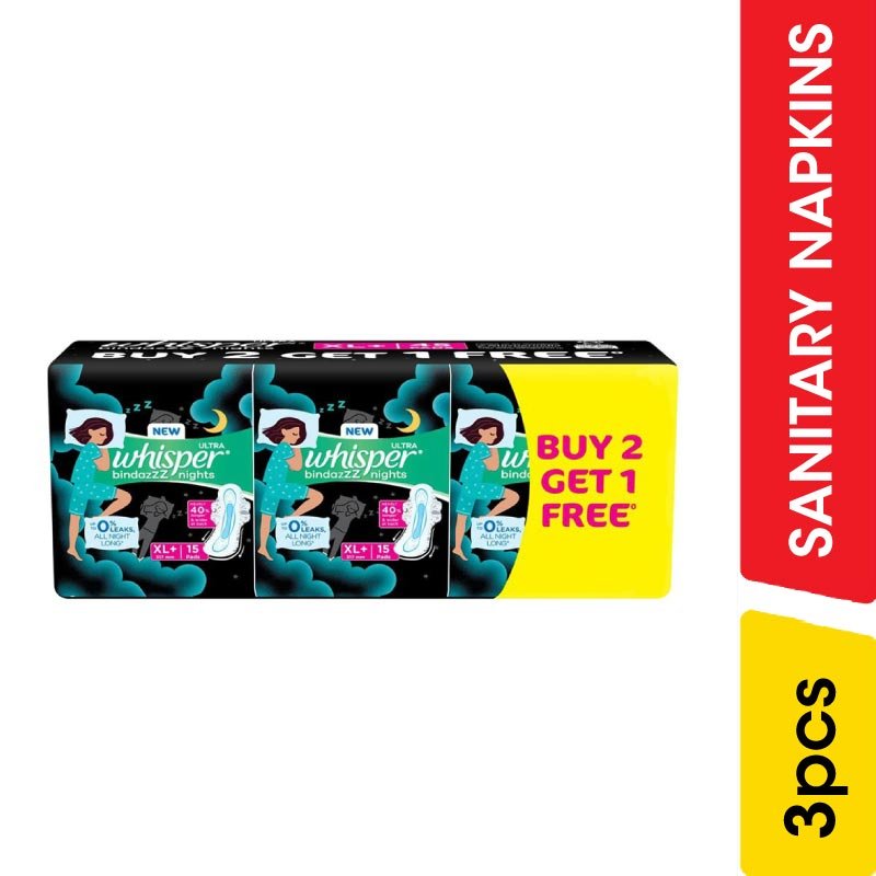 Whisper Ultra Night Xl Buy 2 Get One Free