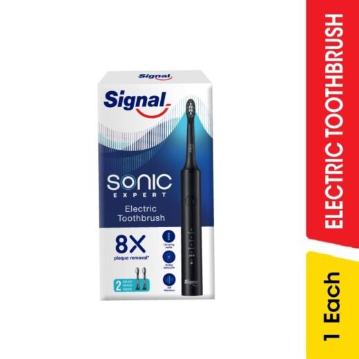 Signal Sonic Expert Electric Toothbrush Black Starter Kit
