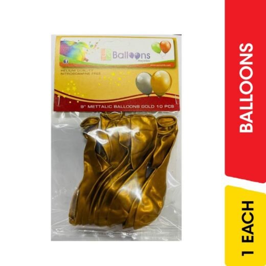 Balloon Metallic Gold 10pcs
