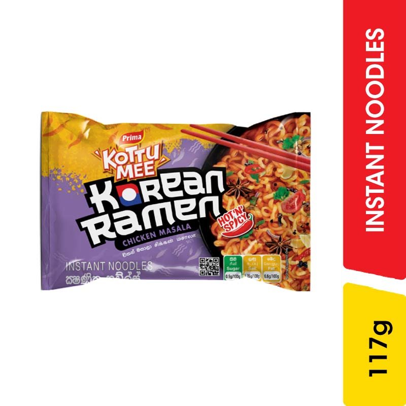 Prima Kottu Mee Korean Ramen Chicken Masala