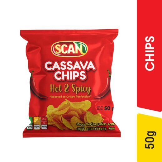Scan Cassava Chips Hot & Spicy