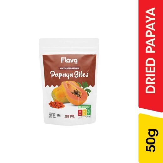 Flava Dehydrated Organic Papaya Bites