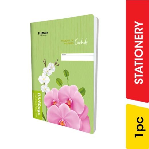 Promate B5 Single Ruled Book,80 Pages