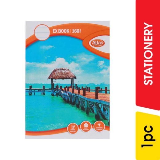 Atlas Single Ruled Book,160 Pages